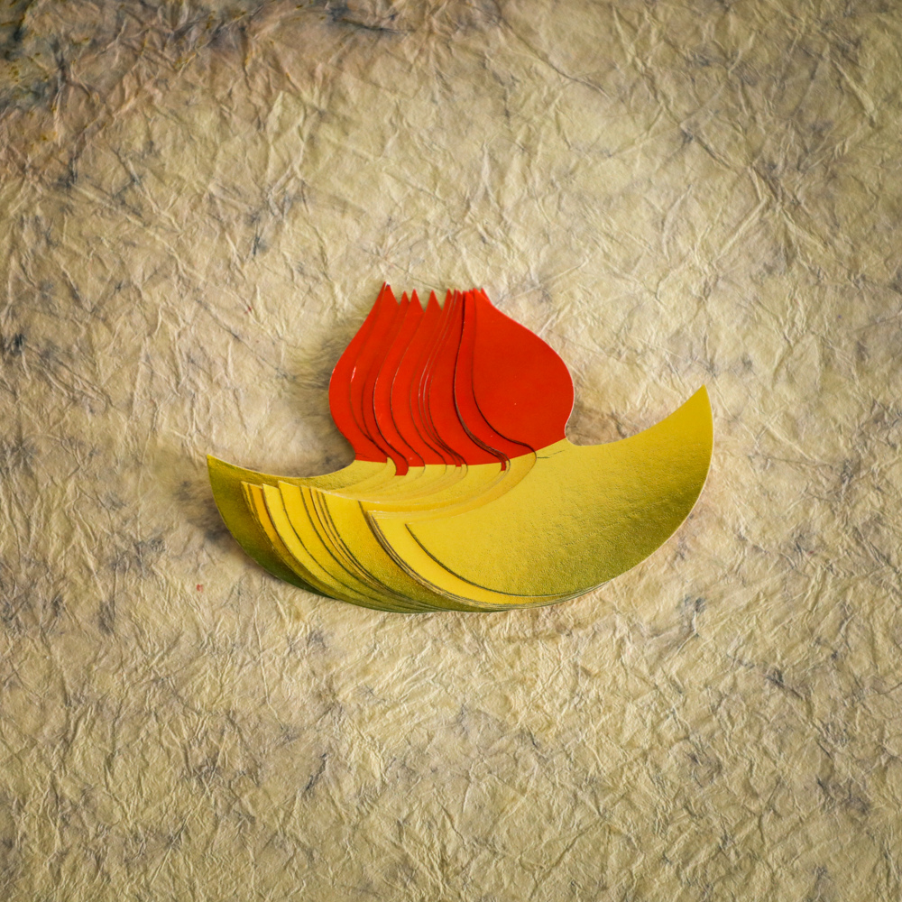 Small Diya Cutouts for home and diwali decorations